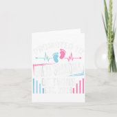 Promoted To Great Grandma Of Twins Est 2026 Baby S Karte (Vorderseite)