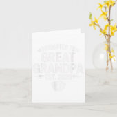 Promoted To Great Grandpa Est. 2026 Funny Soon To Karte (Gelbe Blume)