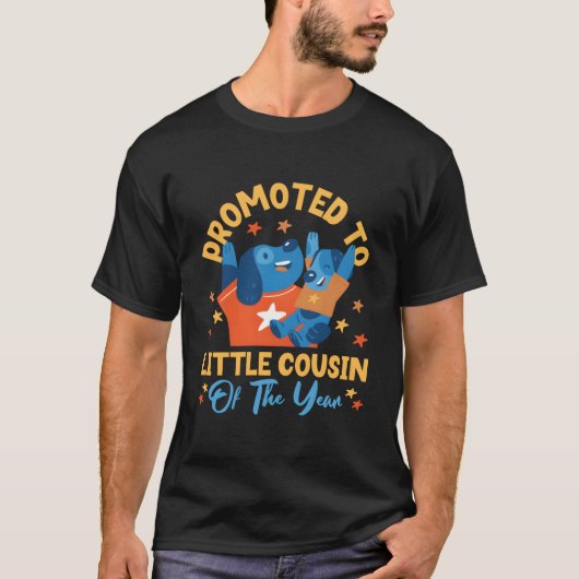 Promoted To Little Cousin Of The Year T-Shirt (Vorderseite)