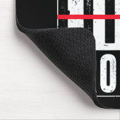 Promoted To Middle Brother Funny New Baby Announce Mousepad (Ecke)