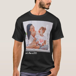 promoted to Mom est.2023  Photo art T-Shirt