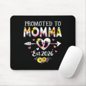 Promoted To Momma 2026 First Time New Grandma Preg Mousepad (Mit Mouse)