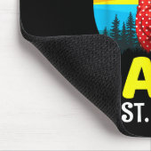 Promoted To Nana Est 2026 Strong Grandma Wer Retro Mousepad (Ecke)