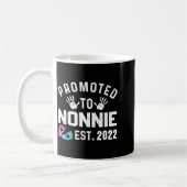 Promoted To Nonnie Est 2022 Funny New Nonnie  Kaffeetasse (Links)