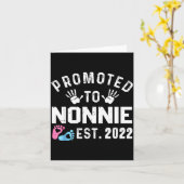Promoted To Nonnie Est 2022 Funny New Nonnie  Karte (Gelbe Blume)