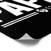 Promoted To Papa 2025 New 1st First Time Papa Dad  Poster (Ecke)