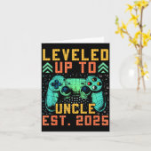 Promoted To Uncle 2025 Leveled Up To Uncle Est 202 Karte (Gelbe Blume)