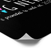 Promoted To Uncle 2026 - Baby Announcement First T Poster (Ecke)