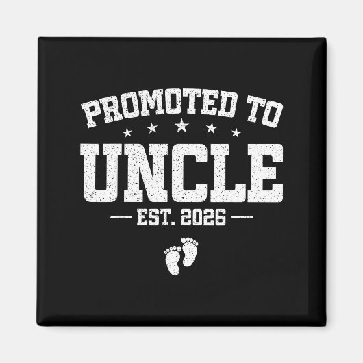 Promoted To Uncle 2026 Soon To Be Uncle Fathers Da Magnet (Vorne)