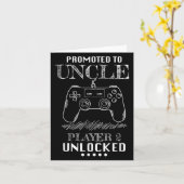 Promoted To Uncle Player 2 Unlock Shirt New Uncle Karte (Gelbe Blume)