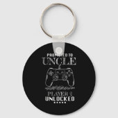 Promoted To Uncle Player 2 Unlock Shirt New Uncle Schlüsselanhänger (Vorderseite)