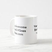 Promoten Sie Ihre Book Classic Tee oder Coffee Tas Kaffeetasse (Vorderseite Links)