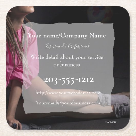 Promoter Untersetzer - HAMbyWG (Vorderseite)