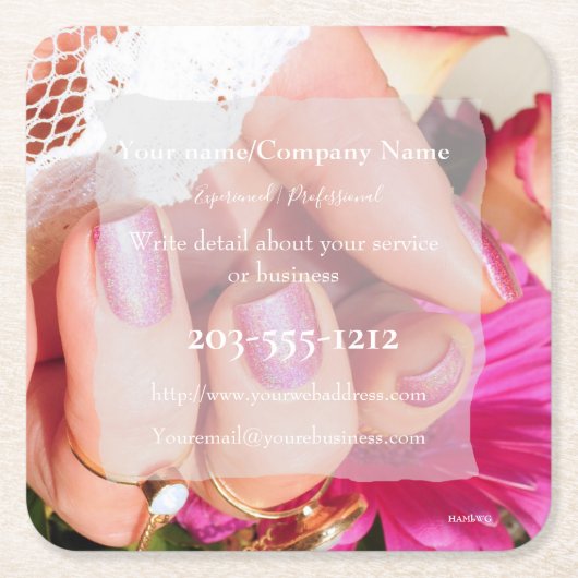 Promoter Untersetzer - HAMbyWG (Vorderseite)