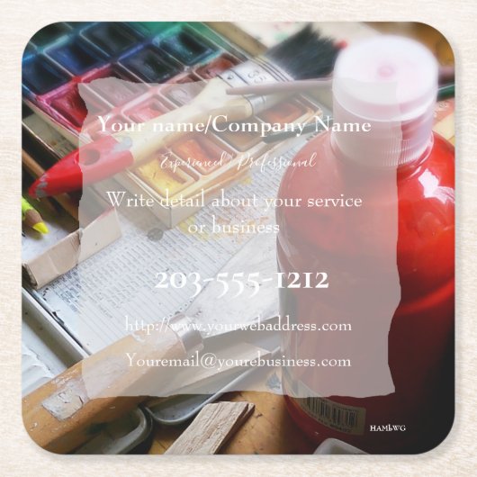 Promoter Untersetzer - HAMbyWG (Vorderseite)