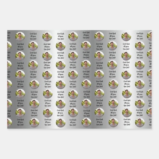 Promotion Congratulations Custom Message Gift Geschenkpapier Set (Vorderseite 3)