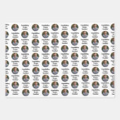 Promotion Congratulations Custom Message Gift Geschenkpapier Set (Vorderseite)