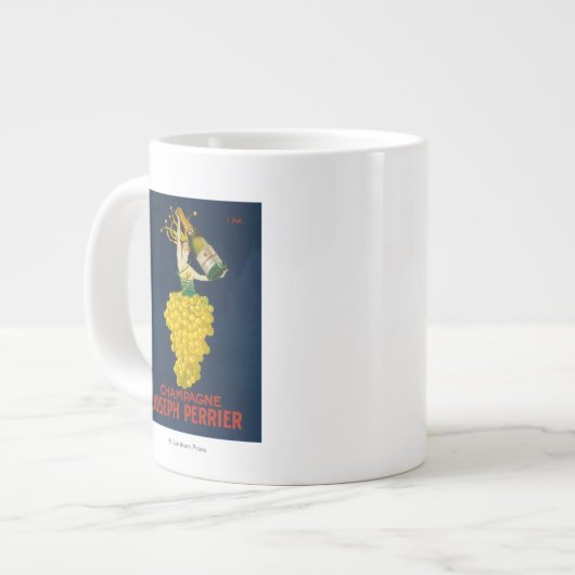 Promotion-Poster von Joseph Perrier Champagne Jumbo-Tasse (Vorderseite Links)