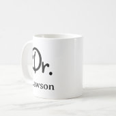 Promotion zum Doktor  Kaffeetasse (Vorderseite Links)