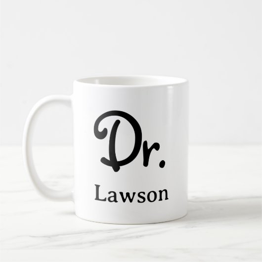 Promotion zum Doktor  Kaffeetasse (Links)