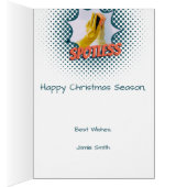 Promotional Blue Candles Frohe Weihnachtskarte (Innen (Rechts))