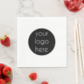 Promotional Business Company Logo Corporate Serviette (Beispiel)