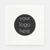 Promotional Business Company Logo Corporate Serviette (Vorderseite)