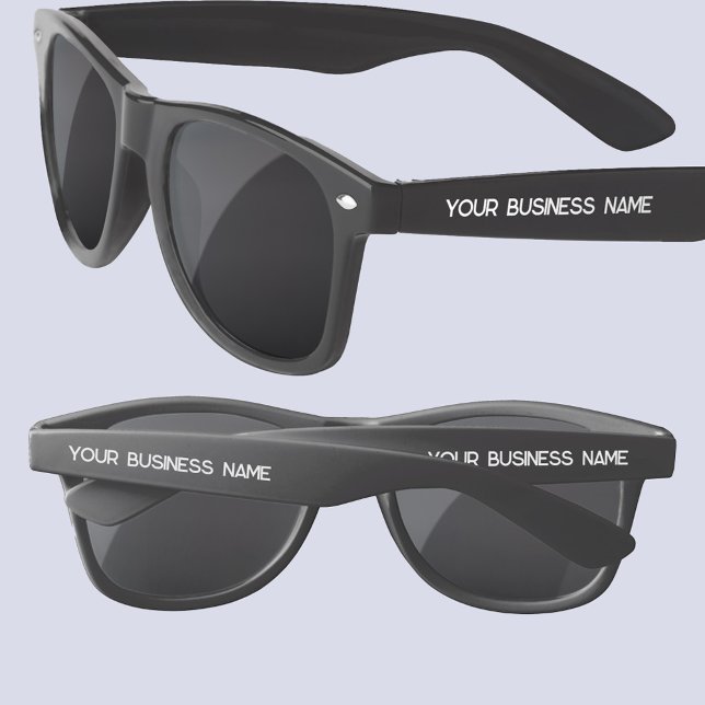 Promotional Business Name Sunglasses (Custom text business name branding promotional sunglasses
)