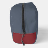 Promotional Gym Motto Strength in Consistency Grey Waschbeutel (Rechts)