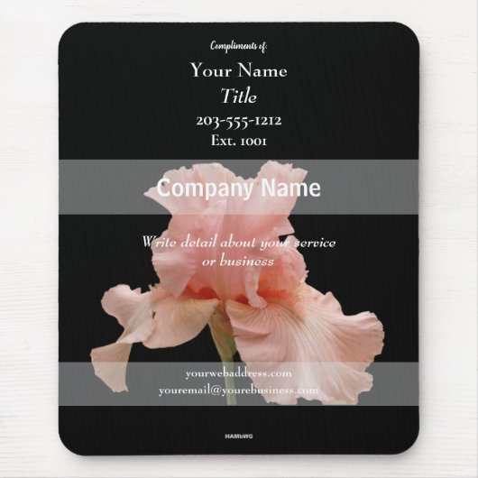 Promotional Mousepad Iris - HAMbyWG (Vorne)