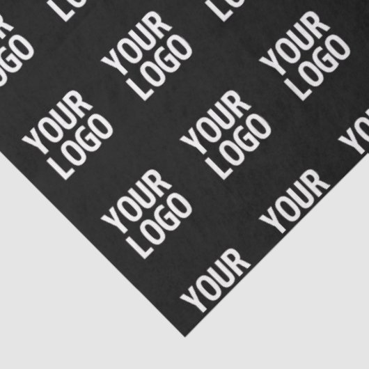 Promotional QR code (editable) plus Logo Pattern Seidenpapier (Ausschnitt)