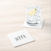 Promotional Salon Business Gift Rechteckiger Pappuntersetzer (Vor Ort)