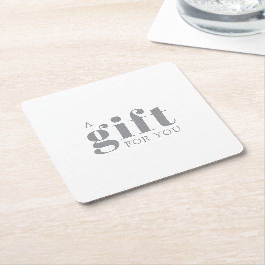 Promotional Salon Business Gift Rechteckiger Pappuntersetzer (angewinkelt)