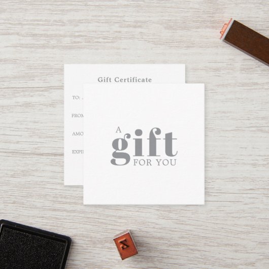 Promotional Salon Business Gift Treuekarte (Vorderseite/Rückseite Beispiel)