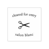 Promotional Salon Business Gummistempel (Prägung)