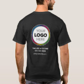 Promotional T-Shirt with Front and Back Logo (Rückseite)