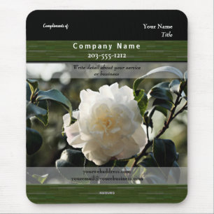 Promotional White Flower - HAMbyWG Mouse Pad Mousepad