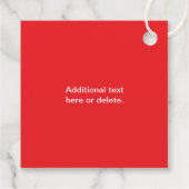 Promotionaler QR-Code (editierbar) mit Logo-Muster Geschenkanhänger (Rückseite)