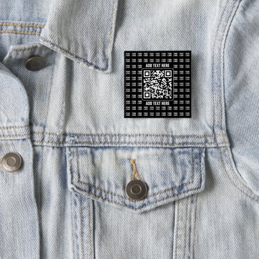 Promotionaler QR-Code (editierbar) plus Logo-Muste Button (Beispiel)