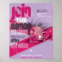 Promotionclub und Tanz Flyer