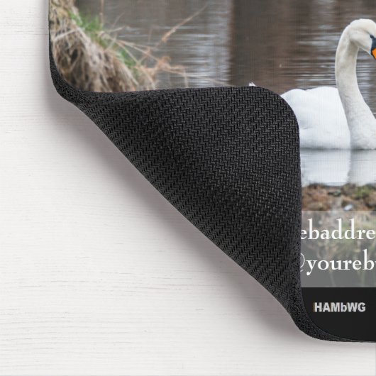 Promotionmousepad Swan HAMbyWG Mouse Pad Mousepad (Ecke)
