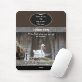 Promotionmousepad Swan HAMbyWG Mouse Pad Mousepad (Mit Mouse)
