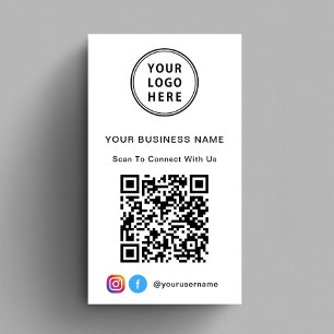 Promotions-Log-QR-Code Visitenkarte