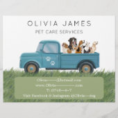 Promotionservice für Hundeschuhe Flyer (Hinten)