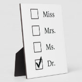 Promotionsgeschenke für Frauen Fotoplatte (Seite)