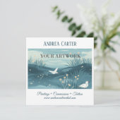 Promotionskarte für Künstler (Stehend Vorderseite)