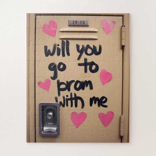 Promposal | Go to Prom with Me Question Photo Puzzle (Vertikal)