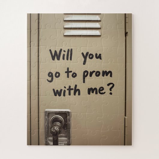 Promposal | Go to Prom with Me Question Photo Puzzle (Vertikal)
