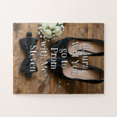 Promposal | Go to Prom with Me Yes or No? Puzzle (Horizontal)