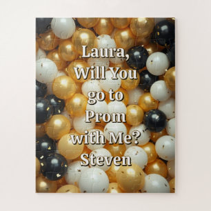 Promposal Komm zum Abschlussball mit mir Ja oder Puzzle